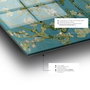 Wallity Cuadro decorativo de vidrio templado Multicolor 70 x 100 cm